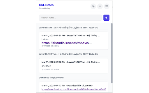 URLNotes from Chrome web store to be run with OffiDocs Chromium online URLNotes from Chrome web store to be run with OffiDocs Chromium online