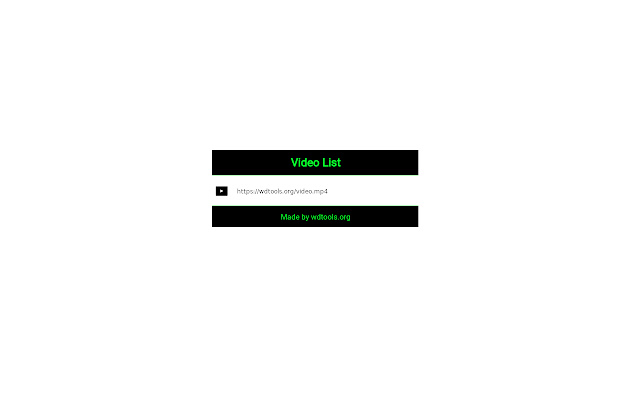 Video List from Chrome web store to be run with OffiDocs Chromium online Video List from Chrome web store to be run with OffiDocs Chromium online