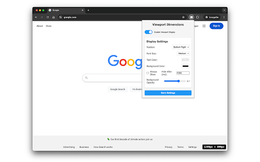 Viewport Dimensions from Chrome web store to be run with OffiDocs Chromium online Viewport Dimensions from Chrome web store to be run with OffiDocs Chromium online