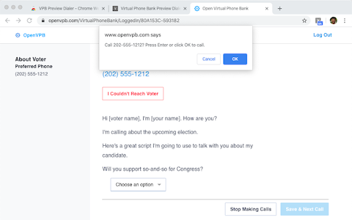 VPB Preview Dialer from Chrome web store to be run with OffiDocs Chromium online VPB Preview Dialer from Chrome web store to be run with OffiDocs Chromium online
