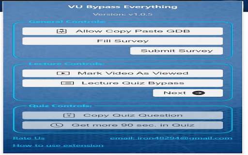 VU Bypass Everything from Chrome web store to be run with OffiDocs Chromium online VU Bypass Everything from Chrome web store to be run with OffiDocs Chromium online
