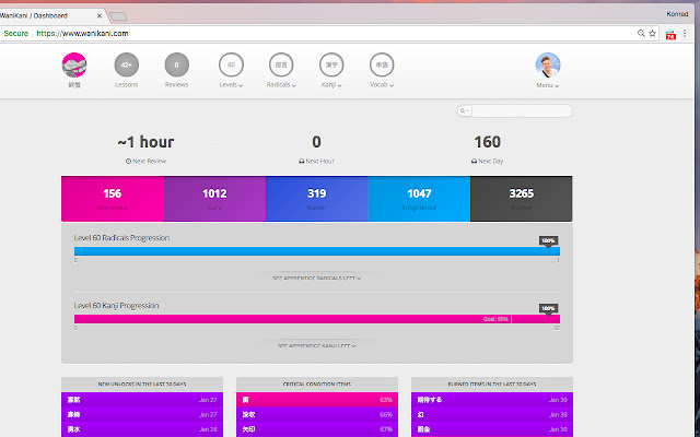 WaniKani New Reviews Notifier from Chrome web store to be run with OffiDocs Chromium online WaniKani New Reviews Notifier from Chrome web store to be run with OffiDocs Chromium online