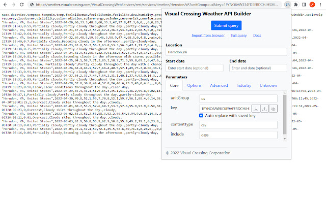 Weather API Request Builder from Chrome web store to be run with OffiDocs Chromium online Weather API Request Builder from Chrome web store to be run with OffiDocs Chromium online