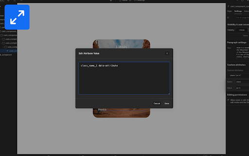 Webflow Attribute Editor from Chrome web store to be run with OffiDocs Chromium online Webflow Attribute Editor from Chrome web store to be run with OffiDocs Chromium online