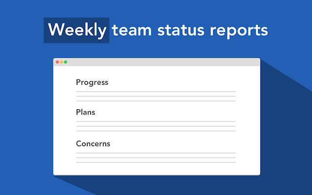 Weekly Update team status reports from Chrome web store to be run with OffiDocs Chromium online Weekly Update team status reports from Chrome web store to be run with OffiDocs Chromium online