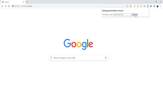 Whastapp Me without contact from Chrome web store to be run with OffiDocs Chromium online Whastapp Me without contact from Chrome web store to be run with OffiDocs Chromium online