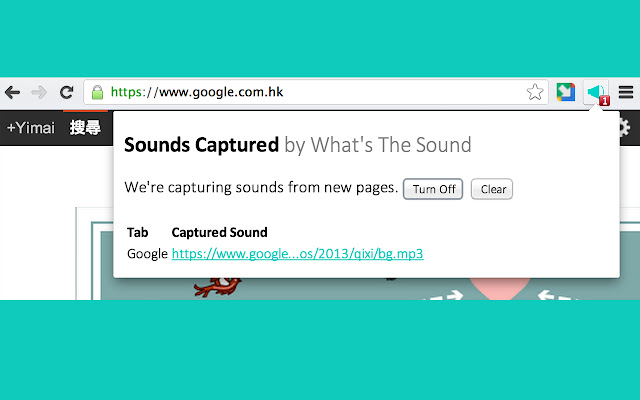 Whats The Sound from Chrome web store to be run with OffiDocs Chromium online Whats The Sound from Chrome web store to be run with OffiDocs Chromium online