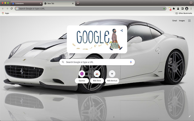 White Ferrari from Chrome web store to be run with OffiDocs Chromium online White Ferrari from Chrome web store to be run with OffiDocs Chromium online