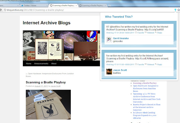 Who Tweeted This from Chrome web store to be run with OffiDocs Chromium online Who Tweeted This from Chrome web store to be run with OffiDocs Chromium online