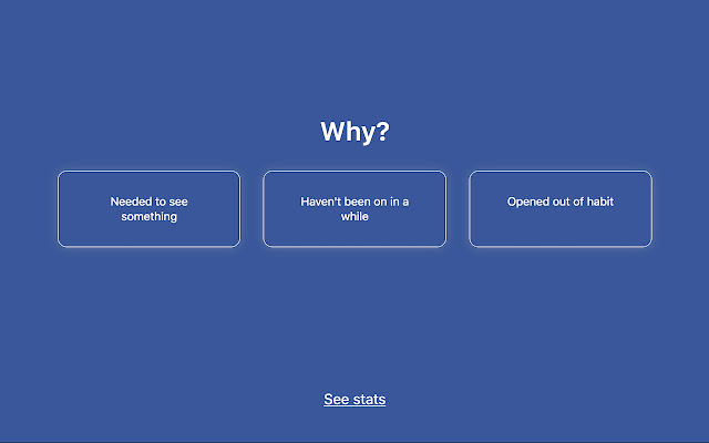 Why Go On Facebook? from Chrome web store to be run with OffiDocs Chromium online Why Go On Facebook? from Chrome web store to be run with OffiDocs Chromium online