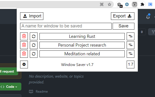 Window Saver from Chrome web store to be run with OffiDocs Chromium online Window Saver from Chrome web store to be run with OffiDocs Chromium online