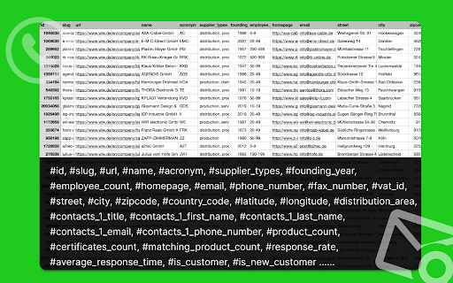 wlw scraper: Extract wlw.de Company Leads (Email+Phone) from Chrome web store to be run with OffiDocs Chromium online wlw scraper: Extract wlw.de Company Leads (Email+Phone) from Chrome web store to be run with OffiDocs Chromium online