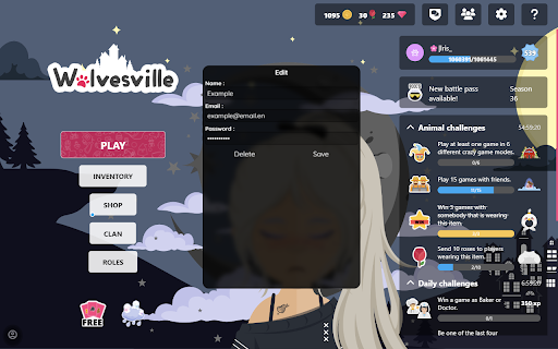 Wolvesville Account Manager from Chrome web store to be run with OffiDocs Chromium online Wolvesville Account Manager from Chrome web store to be run with OffiDocs Chromium online