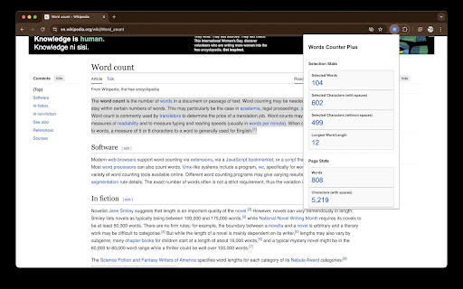 Words Counter Plus from Chrome web store to be run with OffiDocs Chromium online Words Counter Plus from Chrome web store to be run with OffiDocs Chromium online