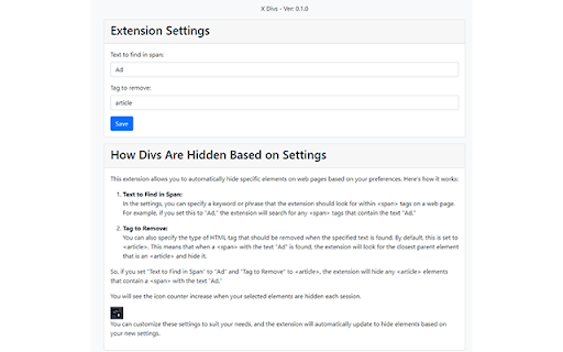 X Divs from Chrome web store to be run with OffiDocs Chromium online X Divs from Chrome web store to be run with OffiDocs Chromium online