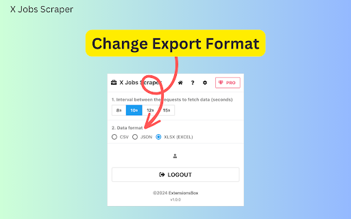 X Jobs Extractor from Chrome web store to be run with OffiDocs Chromium online X Jobs Extractor from Chrome web store to be run with OffiDocs Chromium online