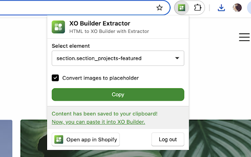 XO Builder Extractor from Chrome web store to be run with OffiDocs Chromium online XO Builder Extractor from Chrome web store to be run with OffiDocs Chromium online