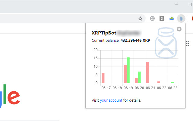 XRPTipBot BalanceView from Chrome web store to be run with OffiDocs Chromium online XRPTipBot BalanceView from Chrome web store to be run with OffiDocs Chromium online