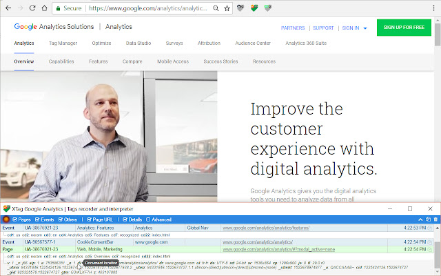 XTag Google Analytics: Record and check from Chrome web store to be run with OffiDocs Chromium online XTag Google Analytics: Record and check from Chrome web store to be run with OffiDocs Chromium online