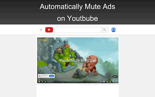 YouAdMute from Chrome web store to be run with OffiDocs Chromium online YouAdMute from Chrome web store to be run with OffiDocs Chromium online