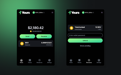 Yours Wallet from Chrome web store to be run with OffiDocs Chromium online Yours Wallet from Chrome web store to be run with OffiDocs Chromium online