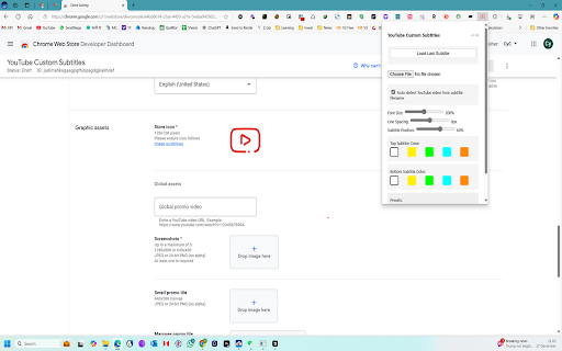 YouTube Custom Subtitles from Chrome web store to be run with OffiDocs Chromium online YouTube Custom Subtitles from Chrome web store to be run with OffiDocs Chromium online