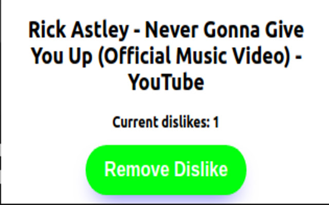 YouTube Dislike Extension from Chrome web store to be run with OffiDocs Chromium online YouTube Dislike Extension from Chrome web store to be run with OffiDocs Chromium online