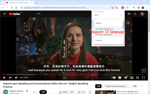 YouTube Double Subtitle from Chrome web store to be run with OffiDocs Chromium online YouTube Double Subtitle from Chrome web store to be run with OffiDocs Chromium online