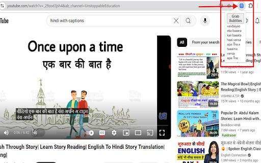 YouTube Hindi Subtitles Transliterator from Chrome web store to be run with OffiDocs Chromium online YouTube Hindi Subtitles Transliterator from Chrome web store to be run with OffiDocs Chromium online