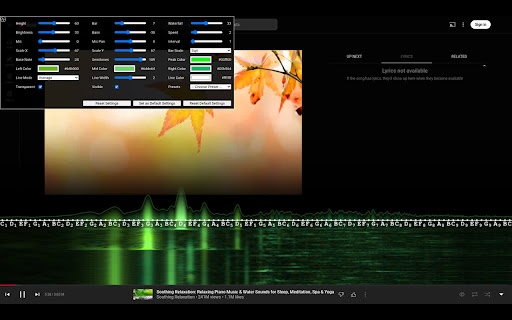 YouTube Musical Spectrum from Chrome web store to be run with OffiDocs Chromium online YouTube Musical Spectrum from Chrome web store to be run with OffiDocs Chromium online