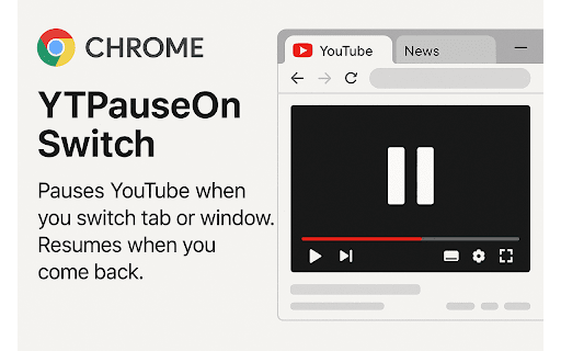 YTPauseOnSwitch from Chrome web store to be run with OffiDocs Chromium online YTPauseOnSwitch from Chrome web store to be run with OffiDocs Chromium online