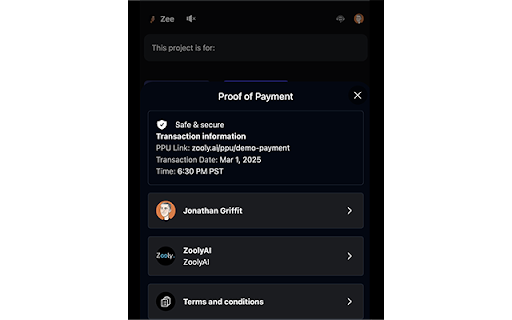 Zooly.ai AI IP You can Trust! from Chrome web store to be run with OffiDocs Chromium online Zooly.ai AI IP You can Trust! from Chrome web store to be run with OffiDocs Chromium online