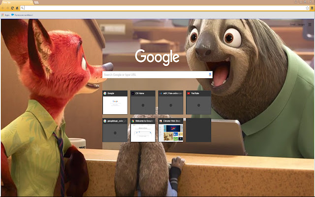 Zootopia Theme from Chrome web store to be run with OffiDocs Chromium online Zootopia Theme from Chrome web store to be run with OffiDocs Chromium online
