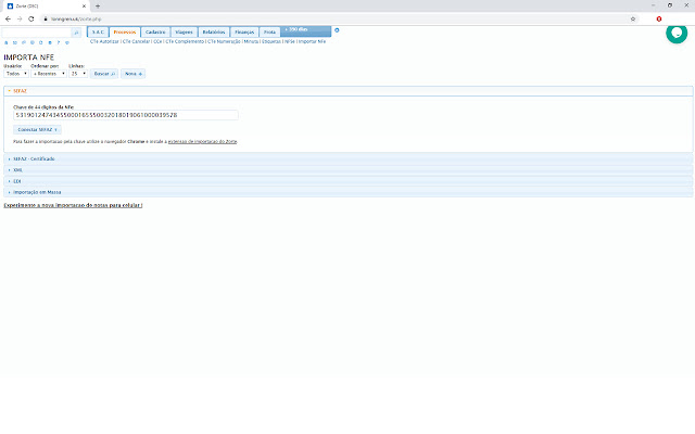 Zorte Consulta XML Sefaz from Chrome web store to be run with OffiDocs Chromium online Zorte Consulta XML Sefaz from Chrome web store to be run with OffiDocs Chromium online