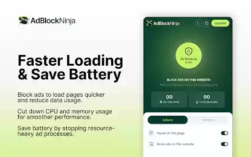 AdBlock Ninja – Block Ads, Boost Privacy, and Browse Faster from Chrome web store to be run with OffiDocs Chromium online AdBlock Ninja – Block Ads, Boost Privacy, and Browse Faster from Chrome web store to be run with OffiDocs Chromium online