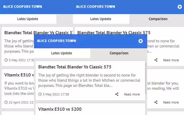 Alice Coopers Town Update Latest News from Chrome web store to be run with OffiDocs Chromium online Alice Coopers Town Update Latest News from Chrome web store to be run with OffiDocs Chromium online