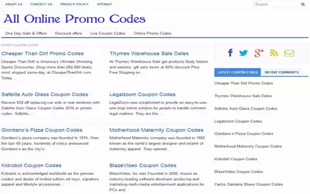 All Online Promo Codes from Chrome web store to be run with OffiDocs Chromium online All Online Promo Codes from Chrome web store to be run with OffiDocs Chromium online