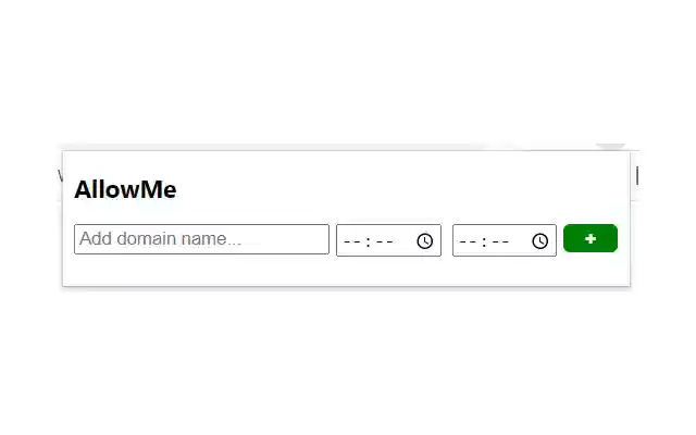 AllowMe from Chrome web store to be run with OffiDocs Chromium online AllowMe from Chrome web store to be run with OffiDocs Chromium online