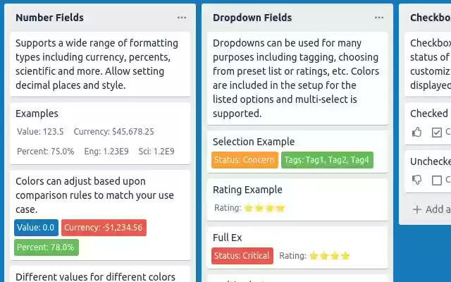 Amazing Fields for Trello from Chrome web store to be run with OffiDocs Chromium online Amazing Fields for Trello from Chrome web store to be run with OffiDocs Chromium online