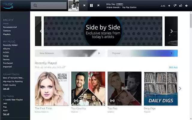 Amazon Music from Chrome web store to be run with OffiDocs Chromium online Amazon Music from Chrome web store to be run with OffiDocs Chromium online
