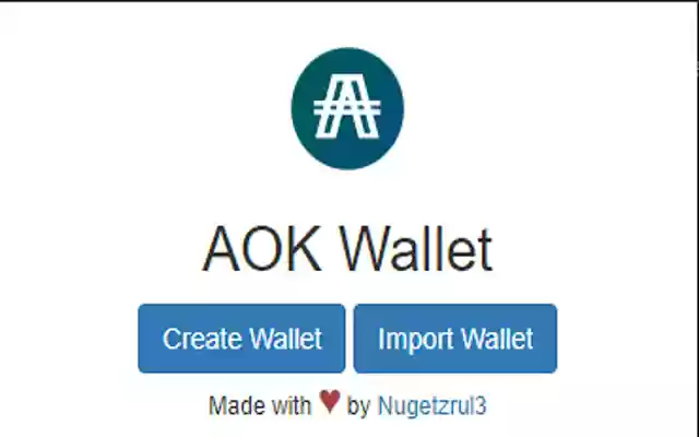 AOK Wallet Extension from Chrome web store to be run with OffiDocs Chromium online AOK Wallet Extension from Chrome web store to be run with OffiDocs Chromium online