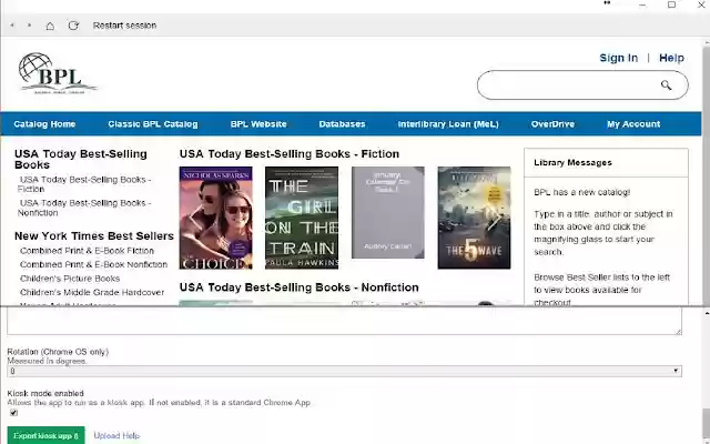 Baldwin Public Library Catalog from Chrome web store to be run with OffiDocs Chromium online Baldwin Public Library Catalog from Chrome web store to be run with OffiDocs Chromium online