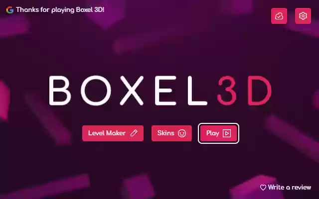 Boxel 3D from Chrome web store to be run with OffiDocs Chromium online Boxel 3D from Chrome web store to be run with OffiDocs Chromium online