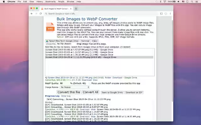 Bulk Images to WebP Converter from Chrome web store to be run with OffiDocs Chromium online Bulk Images to WebP Converter from Chrome web store to be run with OffiDocs Chromium online