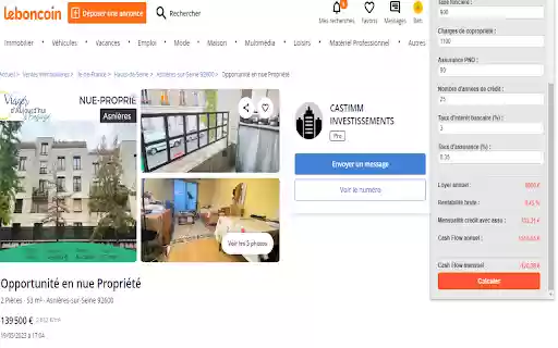 Calcul Rentabilité from Chrome web store to be run with OffiDocs Chromium online Calcul Rentabilité from Chrome web store to be run with OffiDocs Chromium online