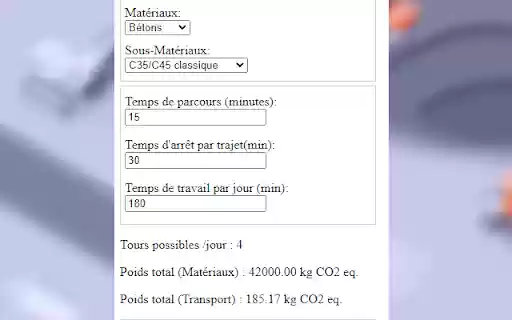 Carbone des materiaux from Chrome web store to be run with OffiDocs Chromium online Carbone des materiaux from Chrome web store to be run with OffiDocs Chromium online