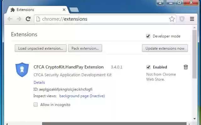 CFCA CertEnrollment.HandPay Extension from Chrome web store to be run with OffiDocs Chromium online CFCA CertEnrollment.HandPay Extension from Chrome web store to be run with OffiDocs Chromium online