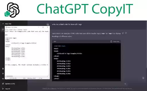 ChatGPT CopyIt from Chrome web store to be run with OffiDocs Chromium online ChatGPT CopyIt from Chrome web store to be run with OffiDocs Chromium online
