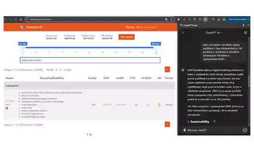 ChatGPT Panel from Chrome web store to be run with OffiDocs Chromium online ChatGPT Panel from Chrome web store to be run with OffiDocs Chromium online