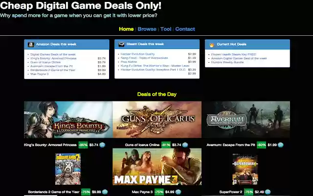 Cheap Digital Game Deals Only! from Chrome web store to be run with OffiDocs Chromium online Cheap Digital Game Deals Only! from Chrome web store to be run with OffiDocs Chromium online